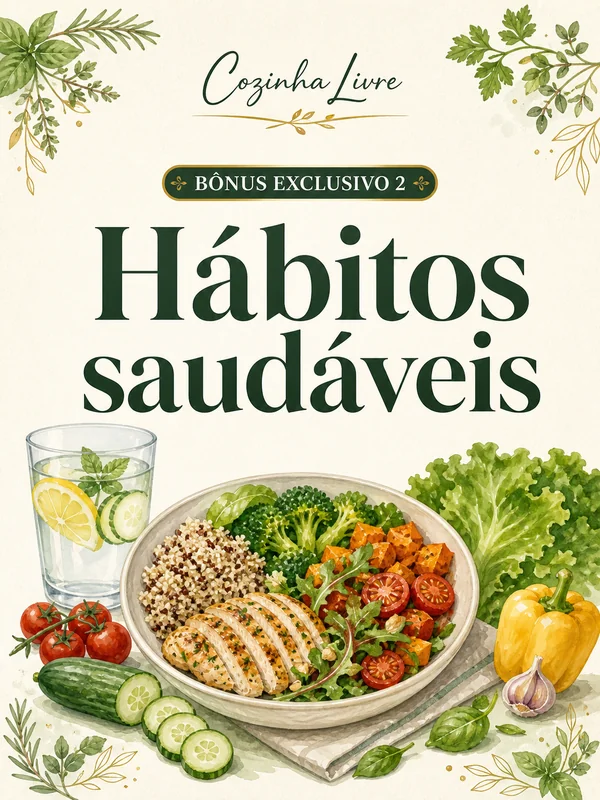 Capa do bônus de hábitos saudáveis