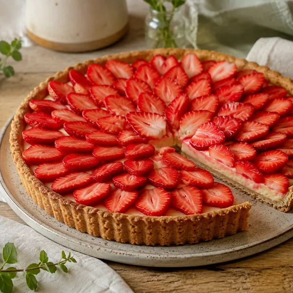Imagem ilustrativa de torta de morango